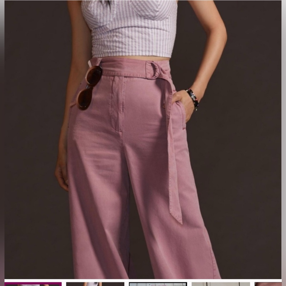 ESSENTIEL ANTWERP WIDE-LEG BEACH PANTS IN US 12 NWOT